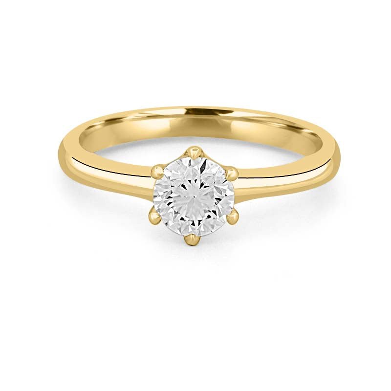0.70 CT Classic Round Solitaire Ring - ZIZOV DIAMONDS