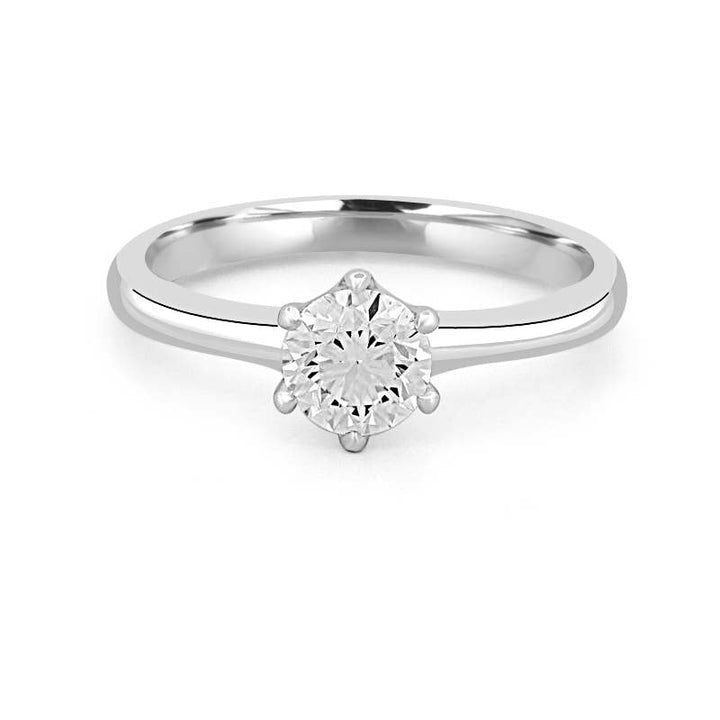 0.70 CT Classic Round Solitaire Ring - ZIZOV DIAMONDS