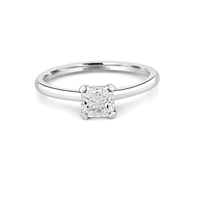 0.70 CT Classic Square Radiant Solitaire - ZIZOV DIAMONDS