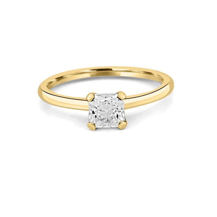 0.70 CT Classic Square Radiant Solitaire - ZIZOV DIAMONDS