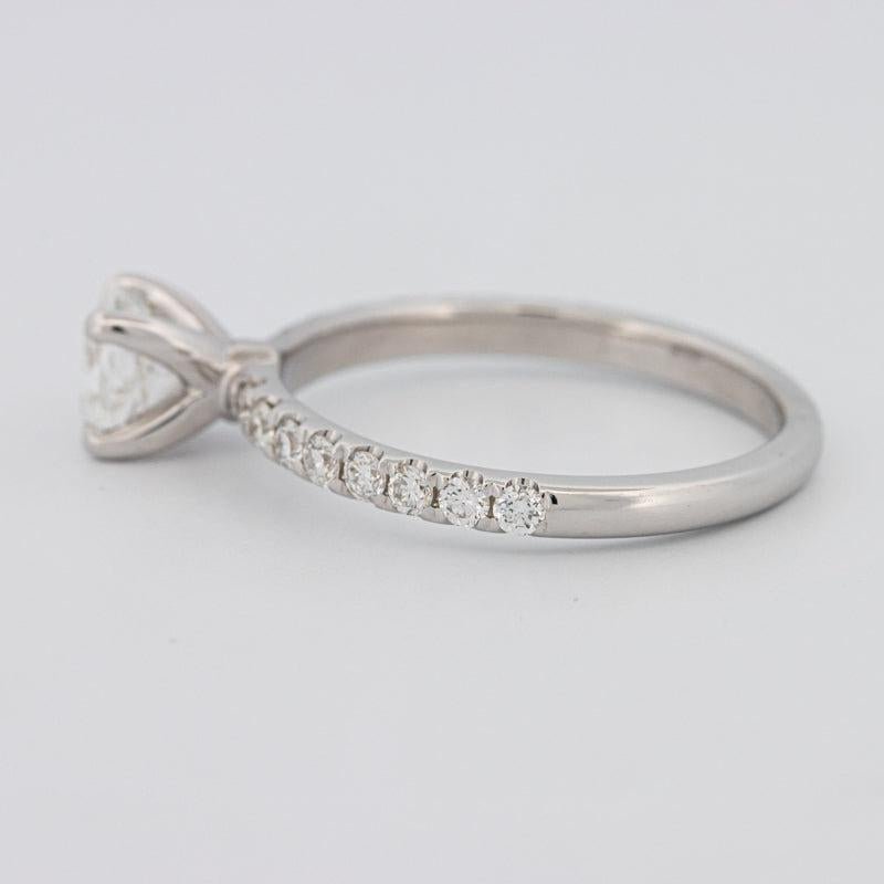 0.70 CT Cushion Cut Solitaire Pavé Ring - ZIZOV DIAMONDS