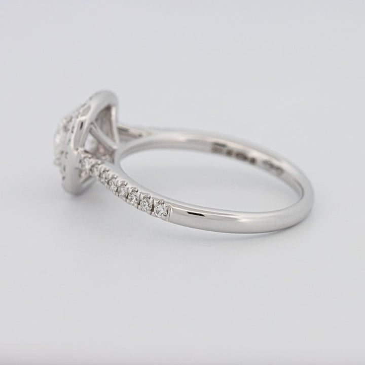 0.70 CT Square Radiant Double Halo Solitaire - ZIZOV DIAMONDS