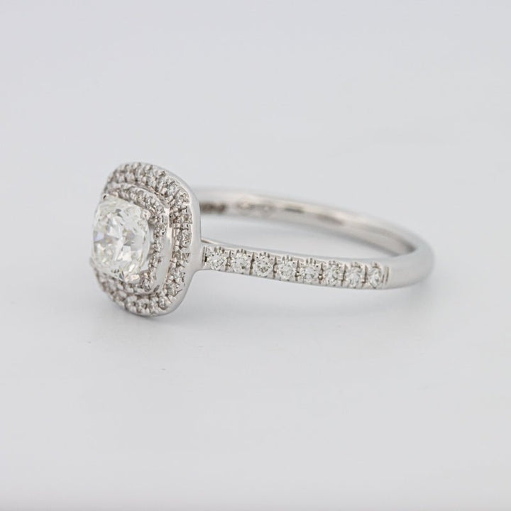 0.70 CT Square Radiant Double Halo Solitaire - ZIZOV DIAMONDS