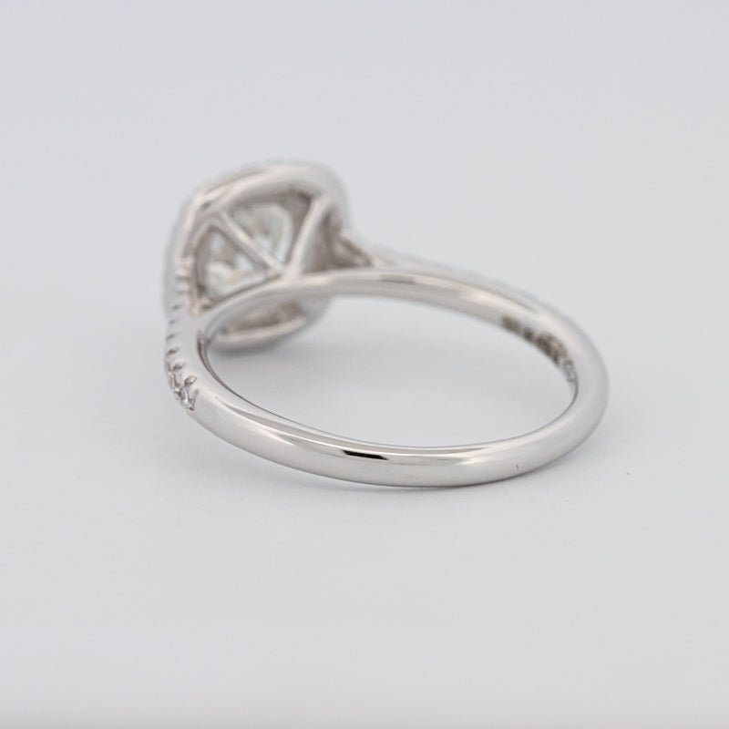 0.70 CT Square Radiant Double Halo Solitaire - ZIZOV DIAMONDS