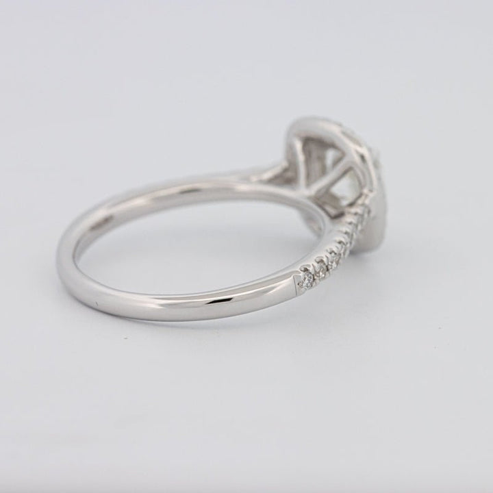 0.70 CT Square Radiant Double Halo Solitaire - ZIZOV DIAMONDS