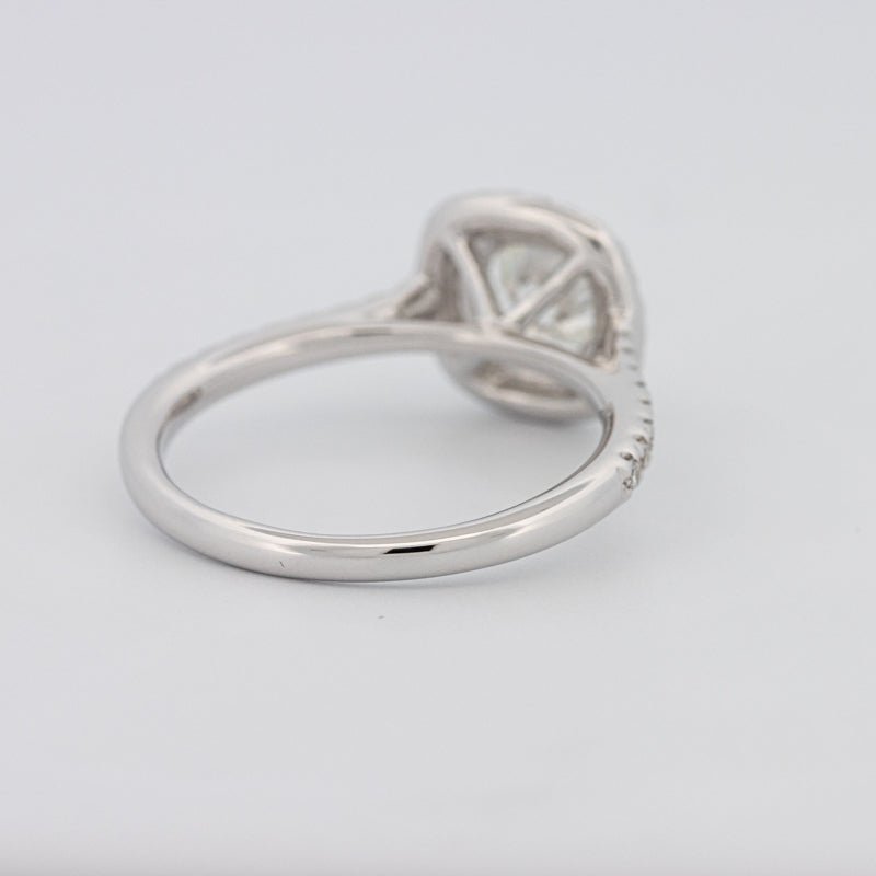 0.70 CT Square Radiant Double Halo Solitaire - ZIZOV DIAMONDS