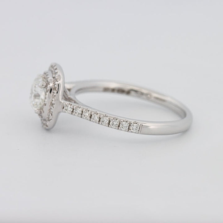 0.70 CT Square Radiant Double Halo Solitaire - ZIZOV DIAMONDS