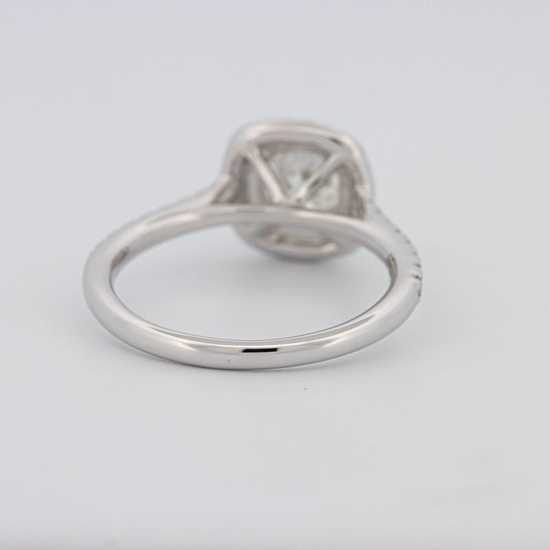 0.70 CT Square Radiant Double Halo Solitaire - ZIZOV DIAMONDS