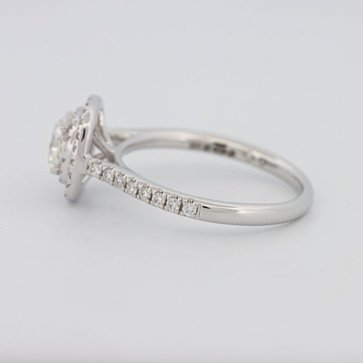 0.70 CT Square Radiant Double Halo Solitaire - ZIZOV DIAMONDS