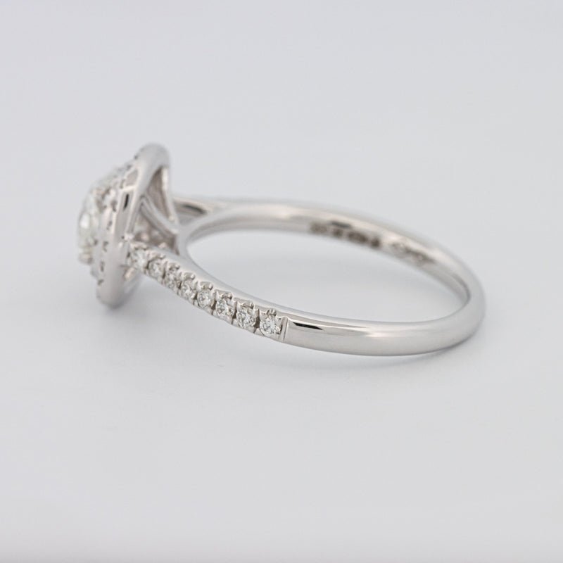 0.70 CT Square Radiant Double Halo Solitaire - ZIZOV DIAMONDS