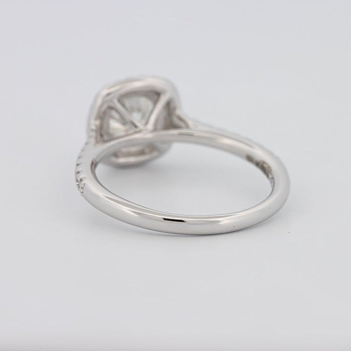 0.70 CT Square Radiant Double Halo Solitaire - ZIZOV DIAMONDS