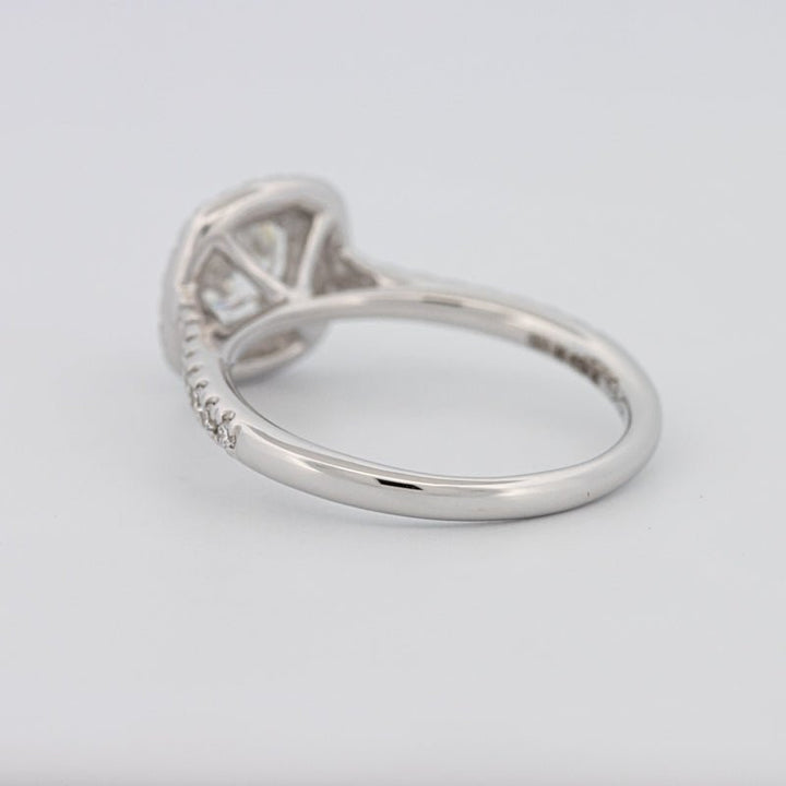 0.70 CT Square Radiant Double Halo Solitaire - ZIZOV DIAMONDS