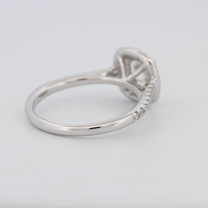 0.70 CT Square Radiant Double Halo Solitaire - ZIZOV DIAMONDS