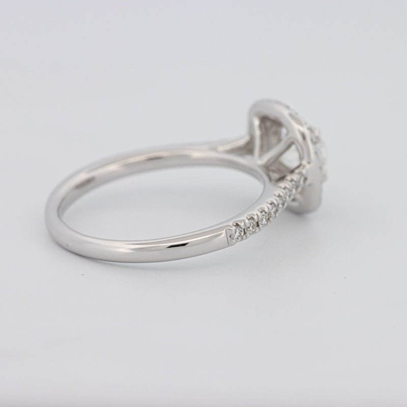 0.70 CT Square Radiant Double Halo Solitaire - ZIZOV DIAMONDS