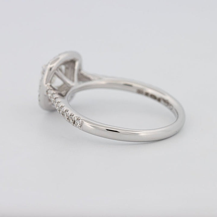 0.70 CT Square Radiant Double Halo Solitaire - ZIZOV DIAMONDS