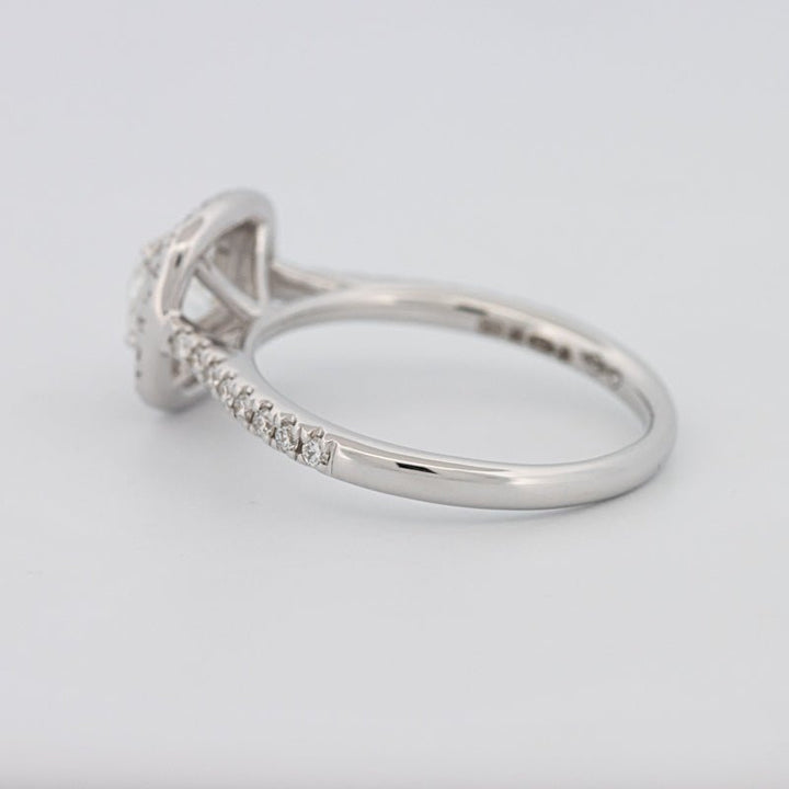 0.70 CT Square Radiant Double Halo Solitaire - ZIZOV DIAMONDS