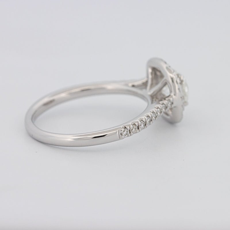 0.70 CT Square Radiant Double Halo Solitaire - ZIZOV DIAMONDS