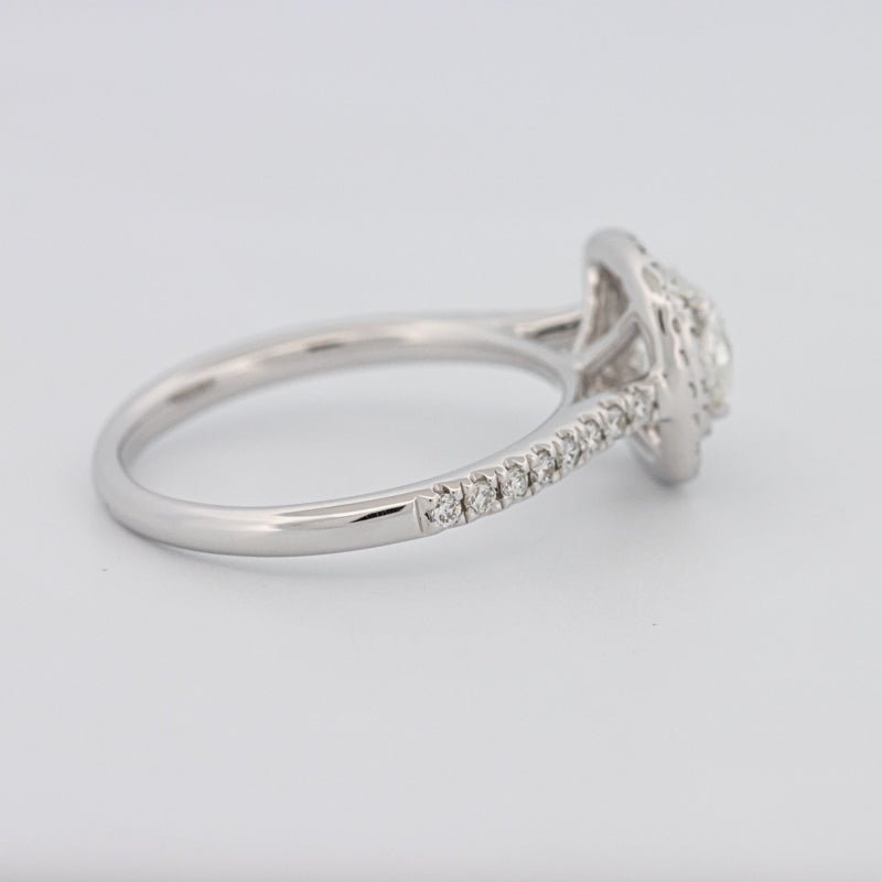 0.70 CT Square Radiant Double Halo Solitaire - ZIZOV DIAMONDS