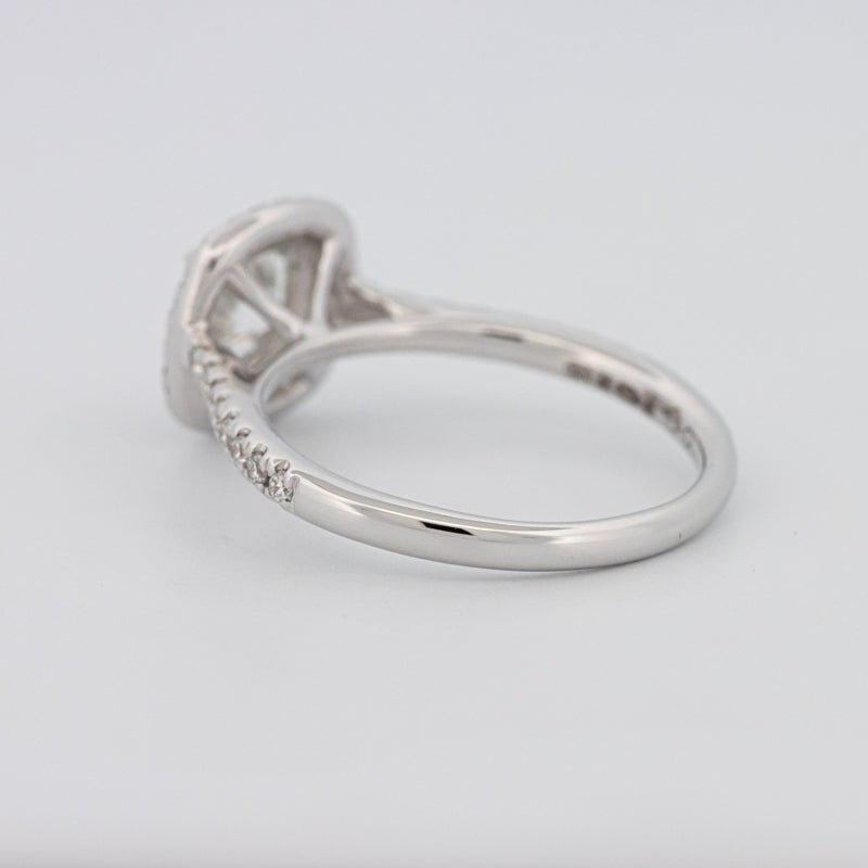 0.70 CT Square Radiant Double Halo Solitaire - ZIZOV DIAMONDS