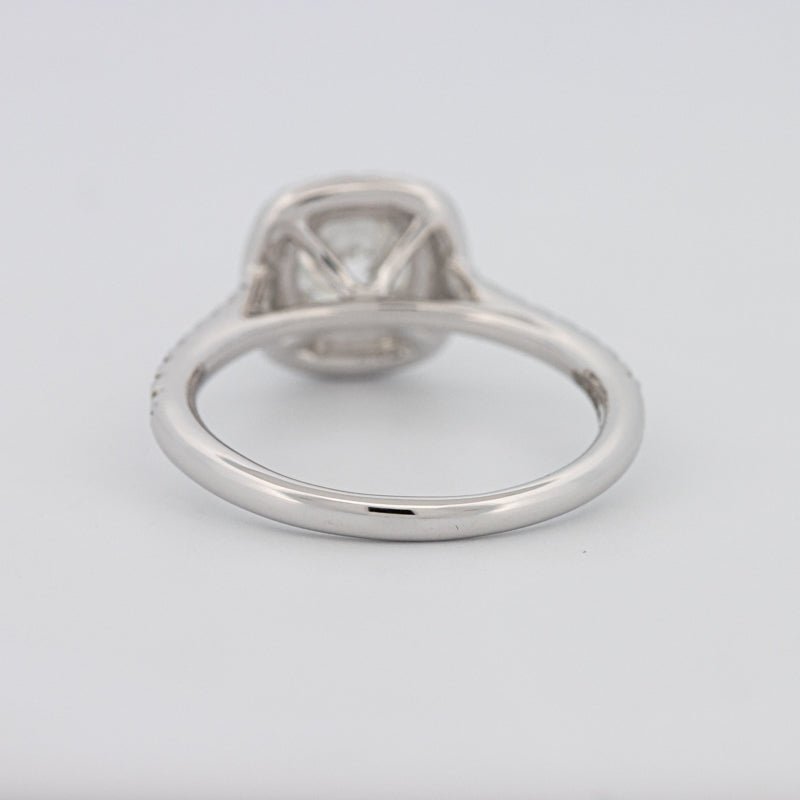 0.70 CT Square Radiant Double Halo Solitaire - ZIZOV DIAMONDS