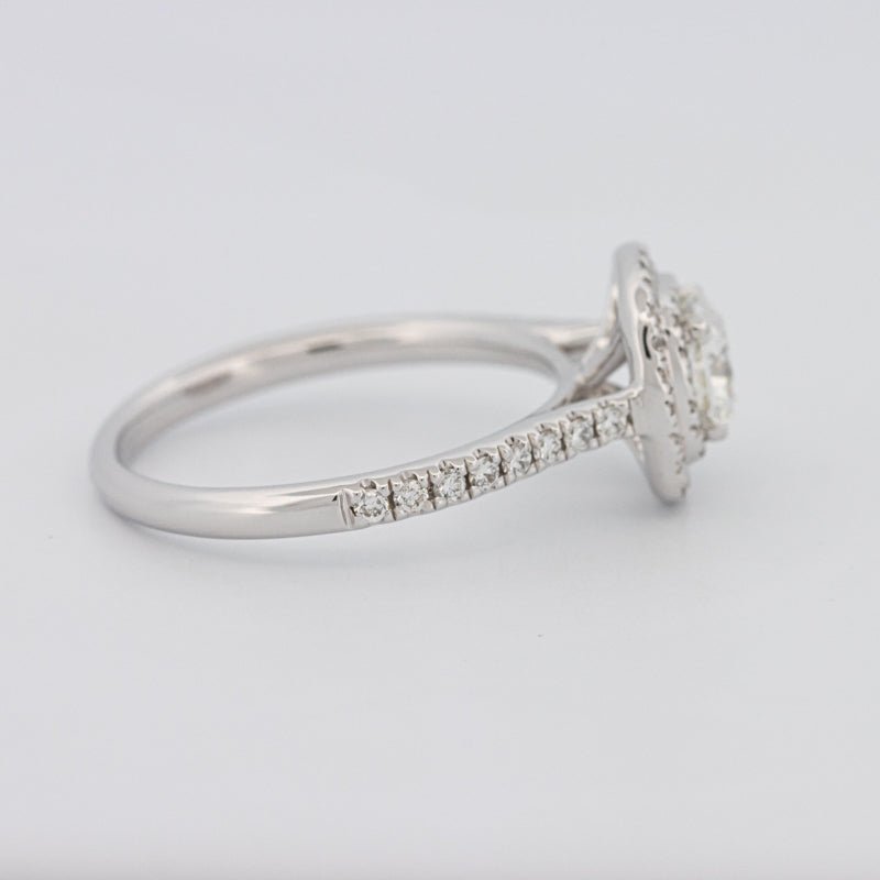 0.70 CT Square Radiant Double Halo Solitaire - ZIZOV DIAMONDS