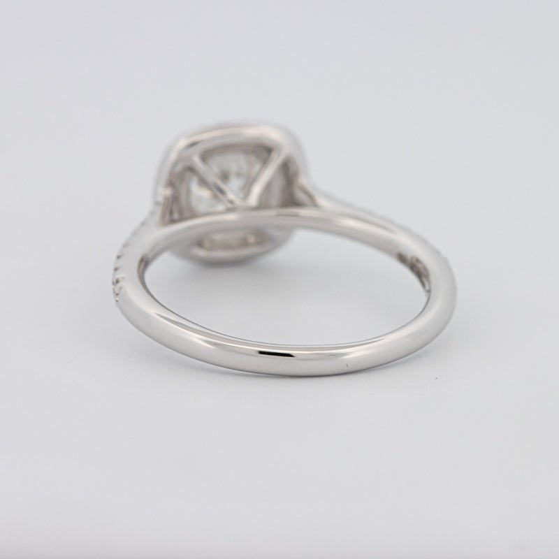 0.70 CT Square Radiant Double Halo Solitaire - ZIZOV DIAMONDS