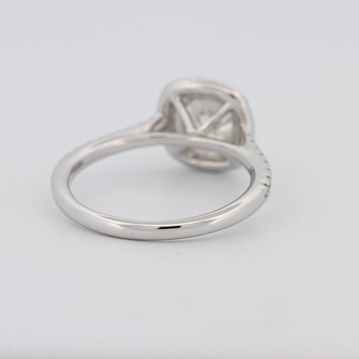 0.70 CT Square Radiant Double Halo Solitaire - ZIZOV DIAMONDS