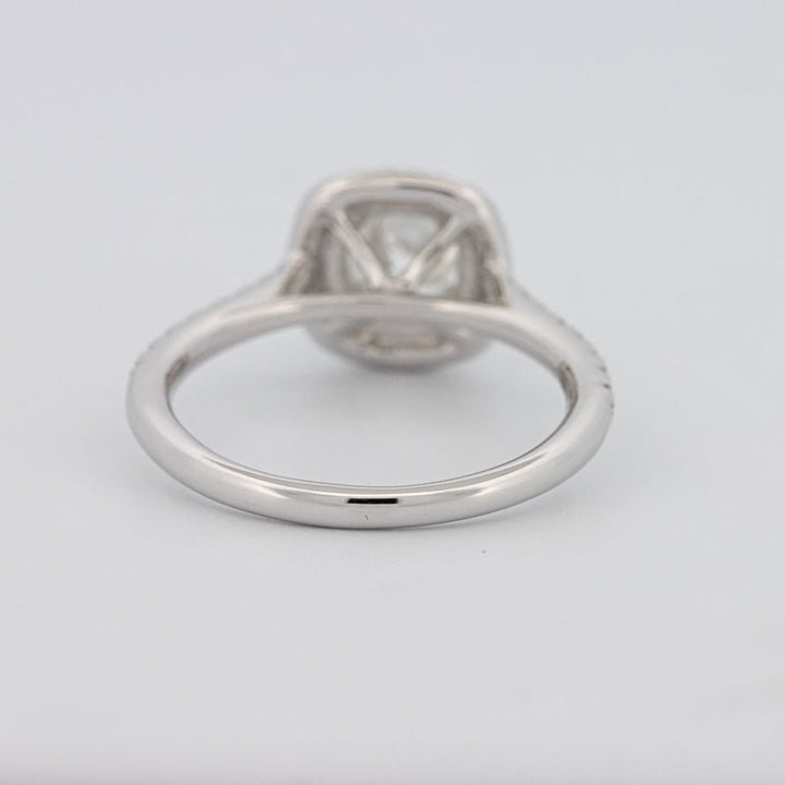 0.70 CT Square Radiant Double Halo Solitaire - ZIZOV DIAMONDS