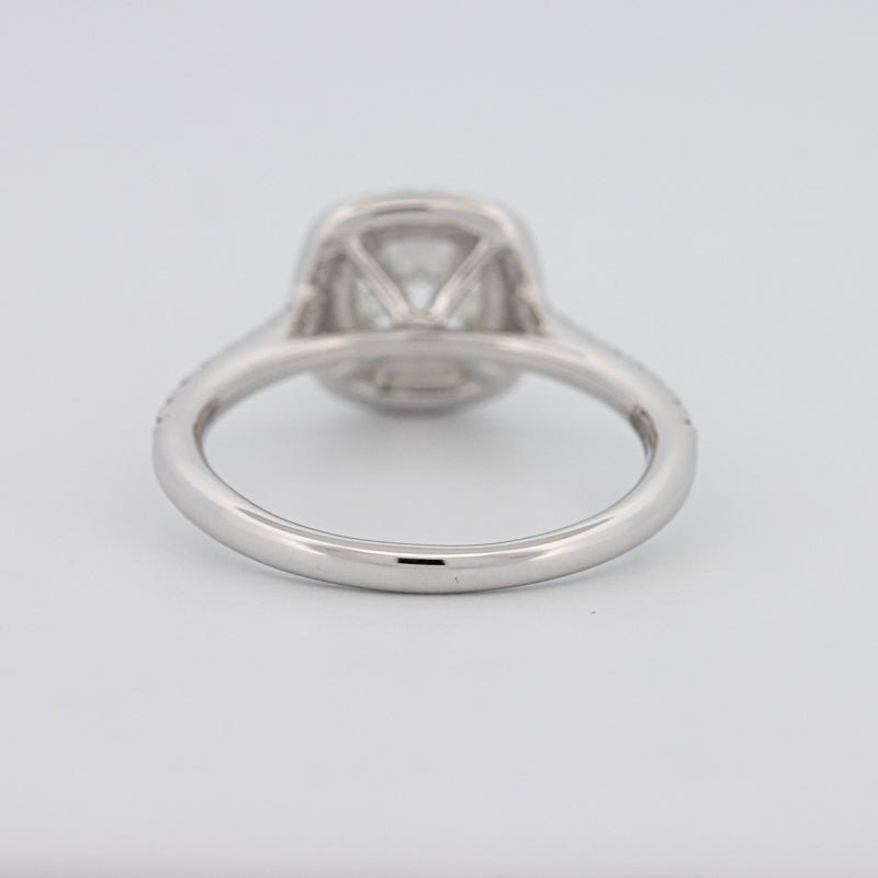 0.70 CT Square Radiant Double Halo Solitaire - ZIZOV DIAMONDS