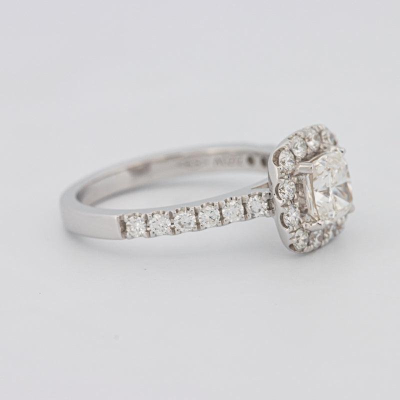 0.70 CT Square Radiant Halo Diamond ring - ZIZOV DIAMONDS