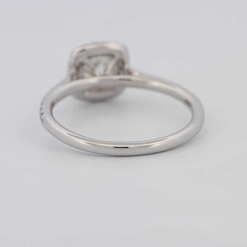 0.70 CT Square Radiant Halo Solitaire - ZIZOV DIAMONDS