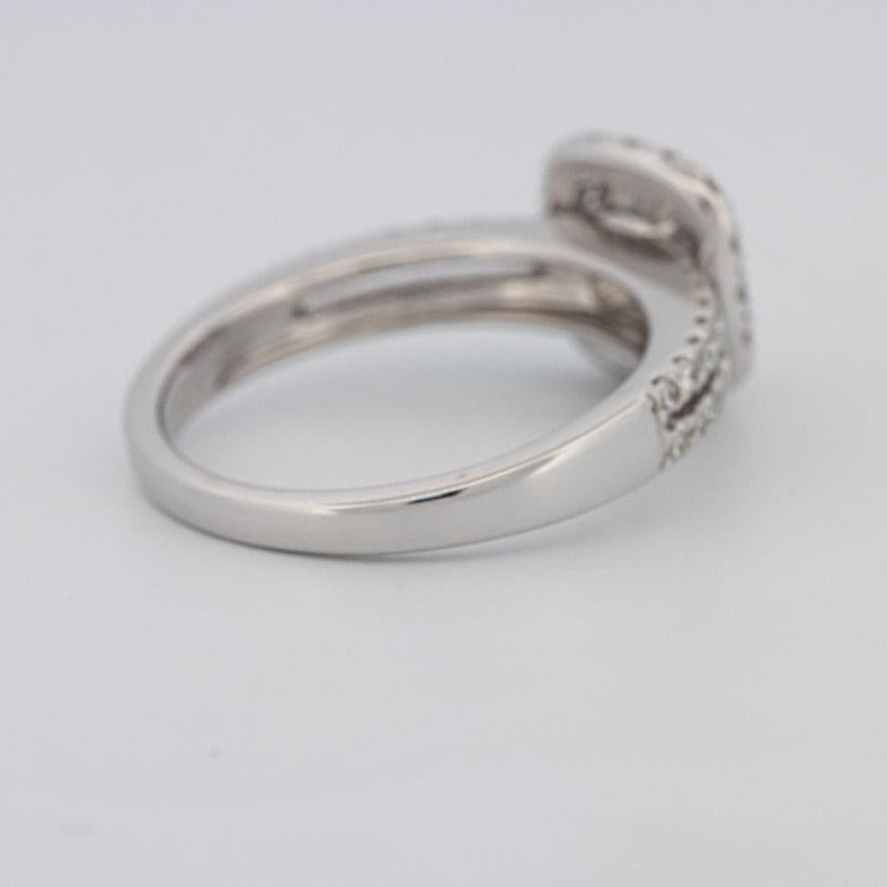 0.70 CT Square Radiant Halo Solitaire with Split Band - ZIZOV DIAMONDS