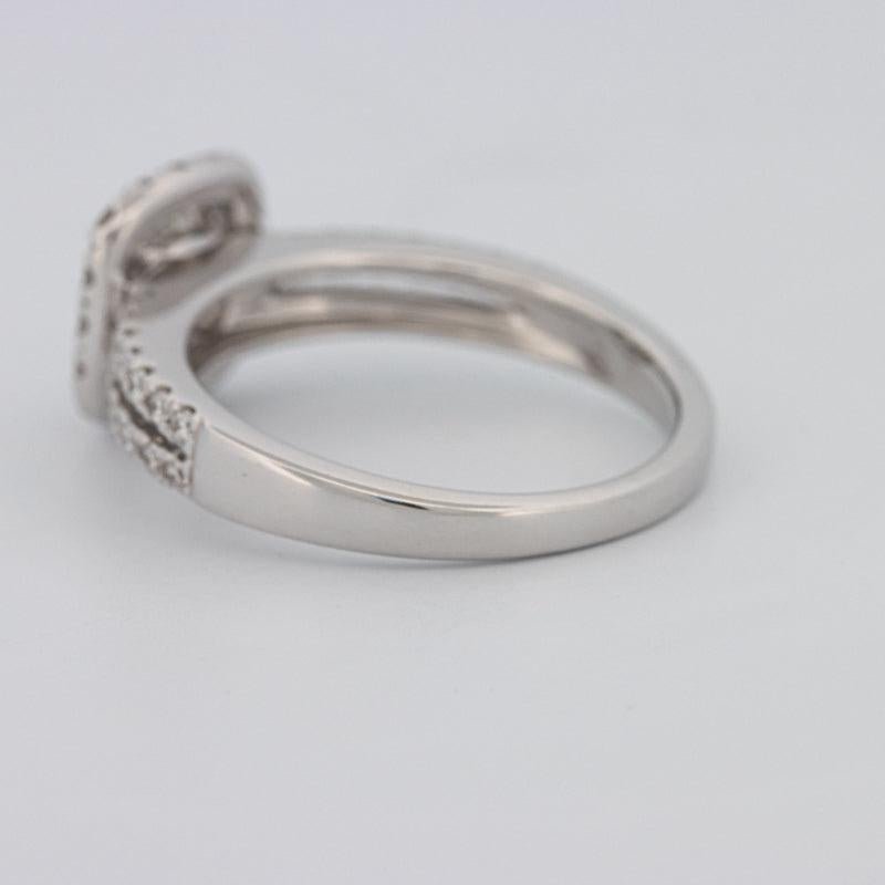 0.70 CT Square Radiant Halo Solitaire with Split Band - ZIZOV DIAMONDS