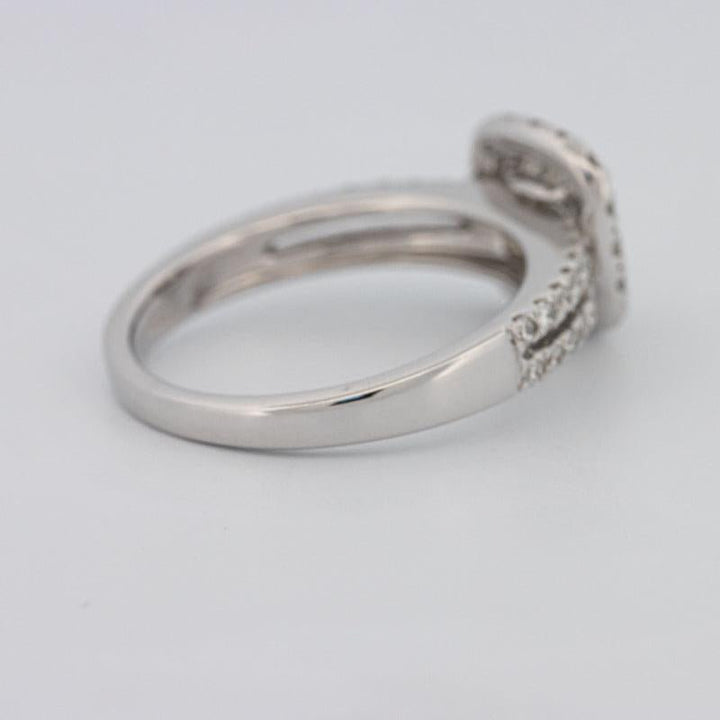 0.70 CT Square Radiant Halo Solitaire with Split Band - ZIZOV DIAMONDS