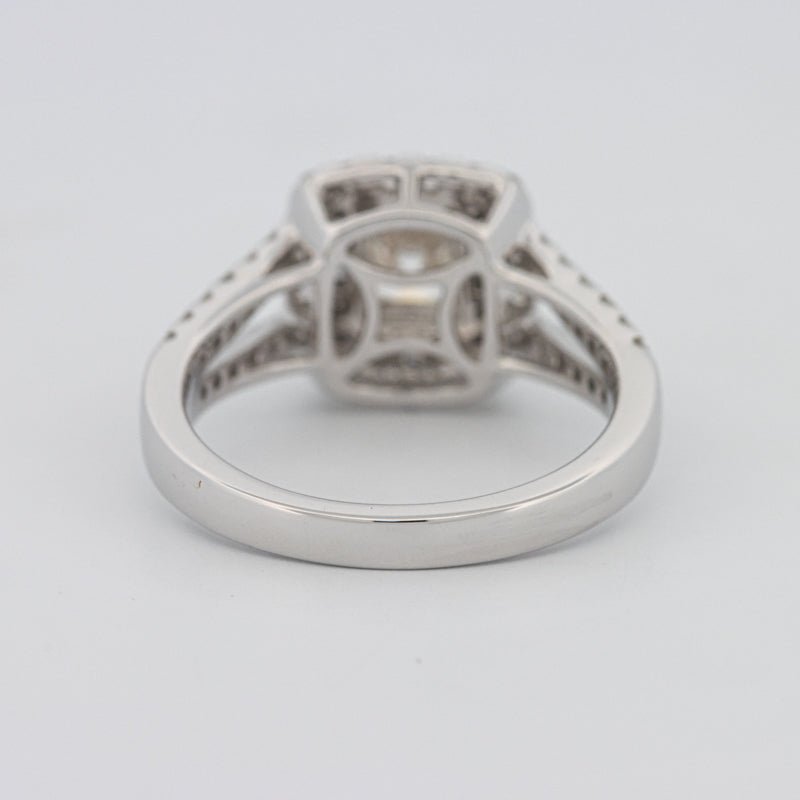 0.75 CT Round Double Halo Solitaire - ZIZOV DIAMONDS