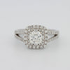 0.75 CT Round Double Halo Solitaire - ZIZOV DIAMONDS