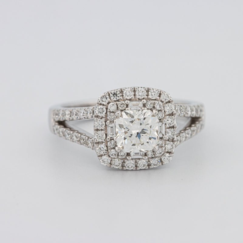 0.75 CT Round Double Halo Solitaire - ZIZOV DIAMONDS
