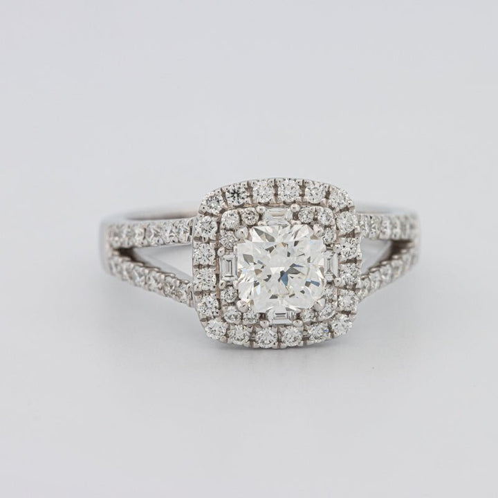 0.75 CT Round Double Halo Solitaire - ZIZOV DIAMONDS