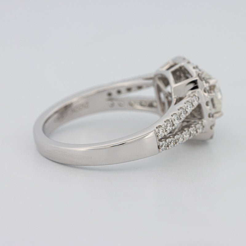 0.75 CT Round Double Halo Solitaire - ZIZOV DIAMONDS