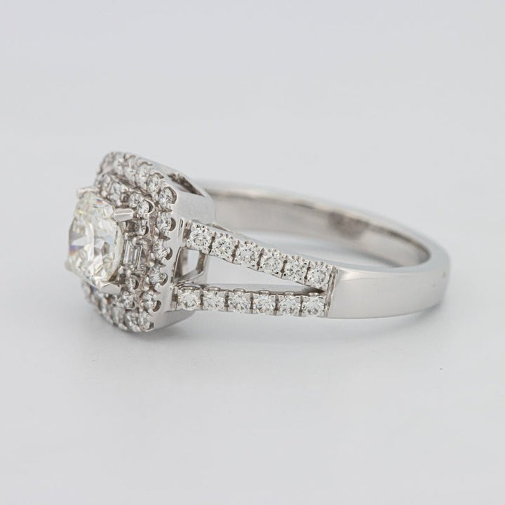 0.75 CT Round Double Halo Solitaire - ZIZOV DIAMONDS