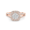 0.75 CT Round Double Halo Solitaire - ZIZOV DIAMONDS