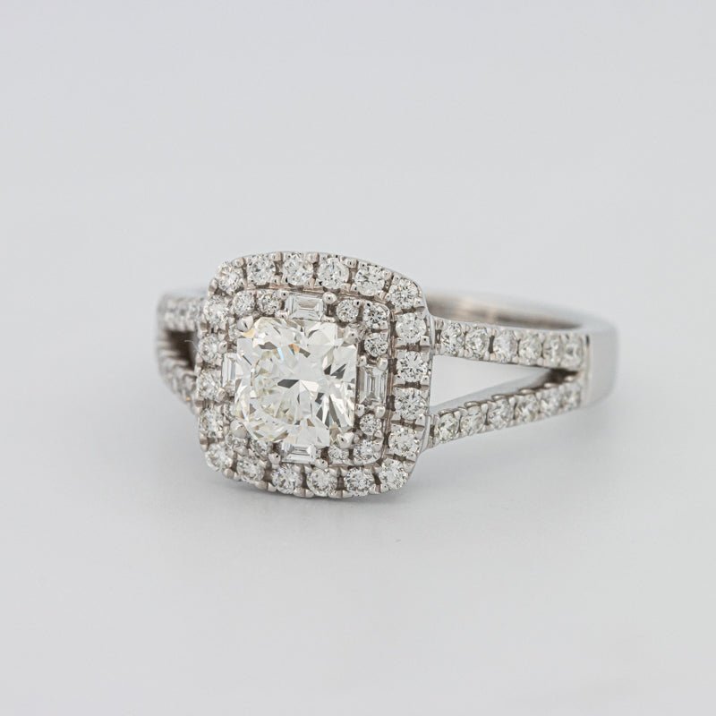 0.75 CT Round Double Halo Solitaire - ZIZOV DIAMONDS