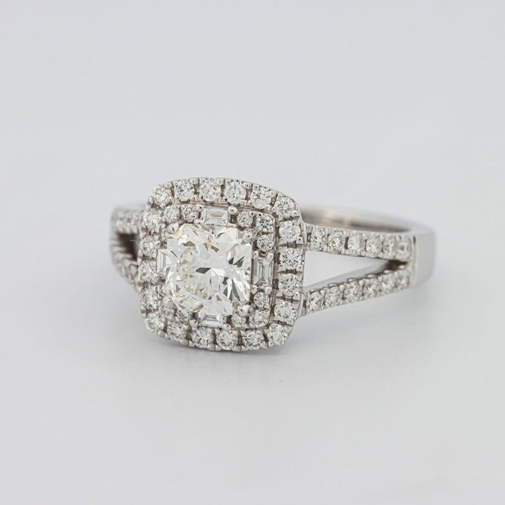 0.75 CT Round Double Halo Solitaire - ZIZOV DIAMONDS