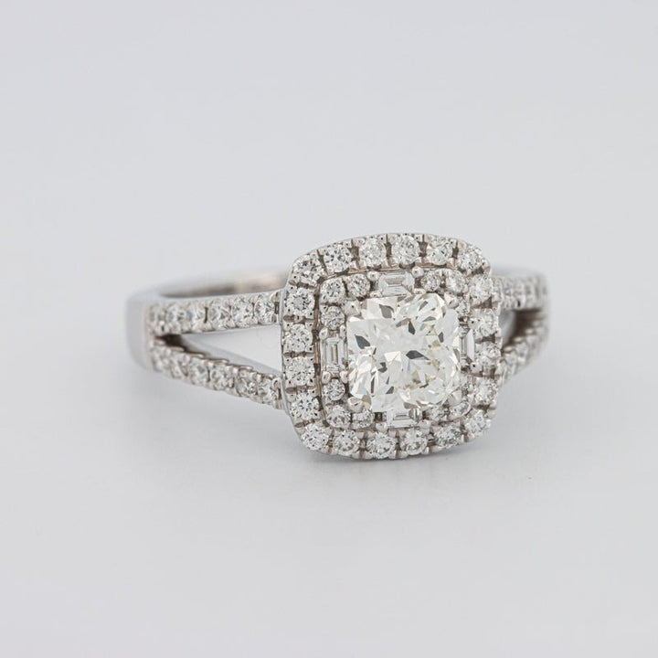 0.75 CT Round Double Halo Solitaire - ZIZOV DIAMONDS
