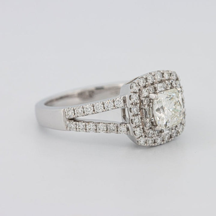 0.75 CT Round Double Halo Solitaire - ZIZOV DIAMONDS