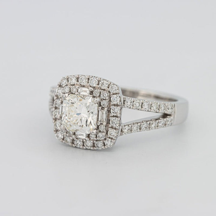 0.75 CT Round Double Halo Solitaire - ZIZOV DIAMONDS