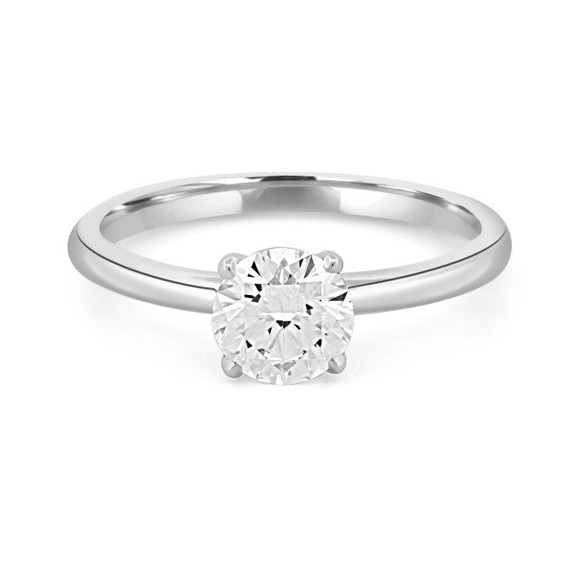 0.80 CT Round "Simplicity" Solitaire - ZIZOV DIAMONDS