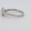 0.80 CT Square Radiant Halo Pavé Solitaire - ZIZOV DIAMONDS