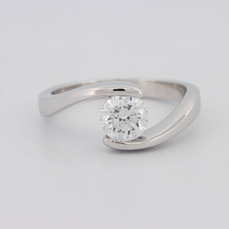 0.85 CT "Single Twist" Ring (LG) - ZIZOV DIAMONDS