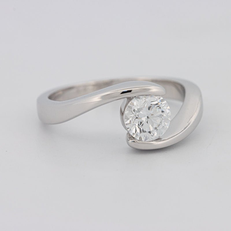 0.85 CT "Single Twist" Ring (LG) - ZIZOV DIAMONDS